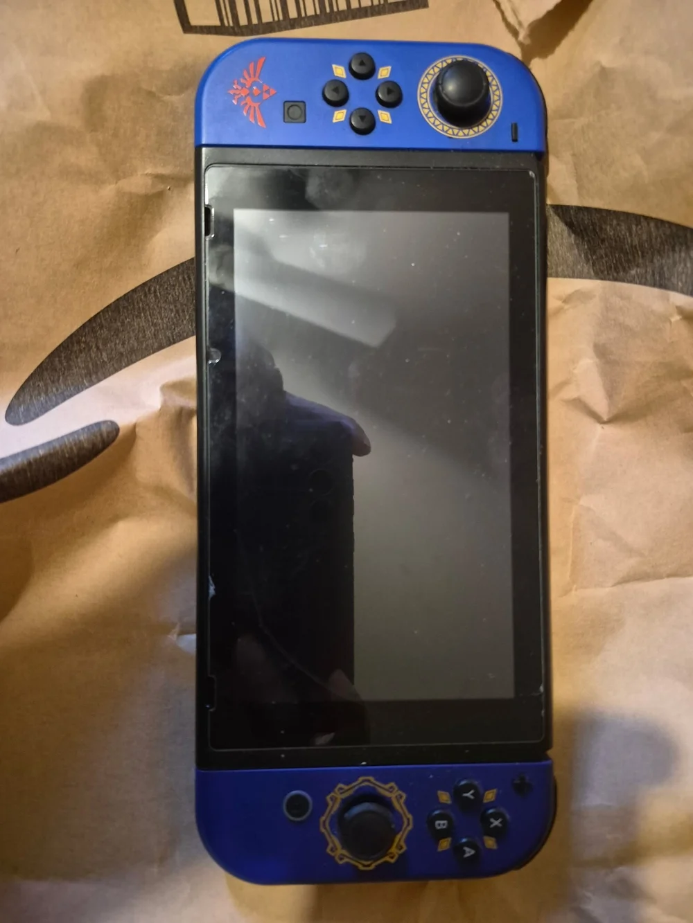 Nintendo Switch With Legend Of Zelda Joy Cons. Docker,hdmi Cable,power Supply,